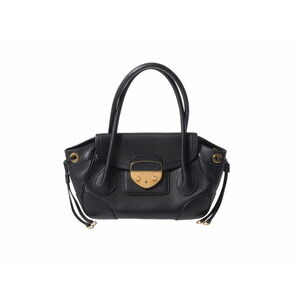 PRADA handbag black calfskin